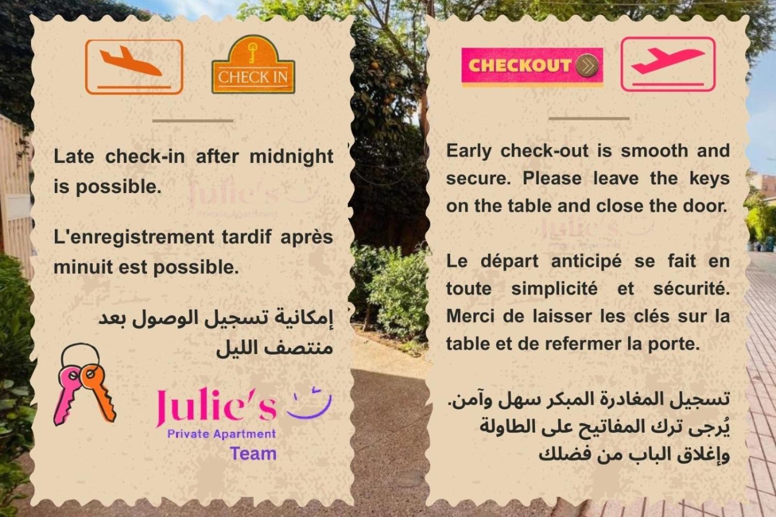 Julie'S Airport Apartment Marrakesh Exterior foto